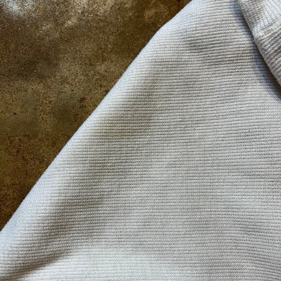 Vintage 80s J.E. Morgan Performance Wear White Thermal Shirt - Picture 3 of 4